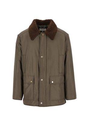 Maison Margiela fleece-collar hunting jacket - Green