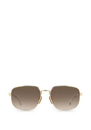 Eyewear by David Beckham geometric-frame sunglasses - Gold