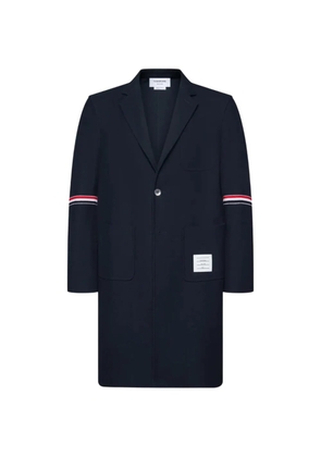 Thom Browne single-button coat - Blue