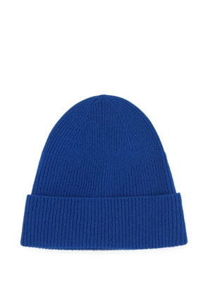 TOM FORD logo-patch beanie hat - Blue
