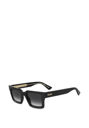 Moschino rectangle-frame sunglasses - Black