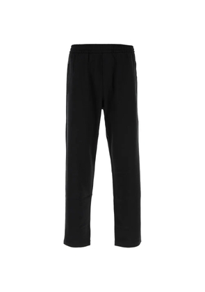 Gucci silk cotton jersey sportswear pants - Black