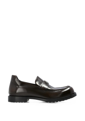 Balenciaga comfy loafers in dark burgundy - Brown