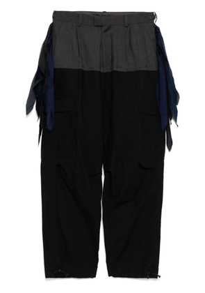 Undercover panelled-design pants - Blue