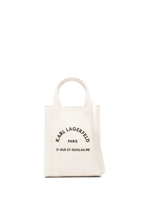 Karl Lagerfeld small Rue St-Guillaume Square tote bag - Neutrals