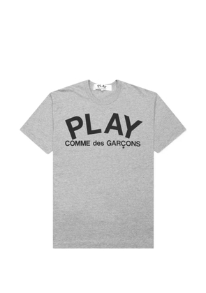 Comme Des Garçons Play logo-print T-shirt - Grey