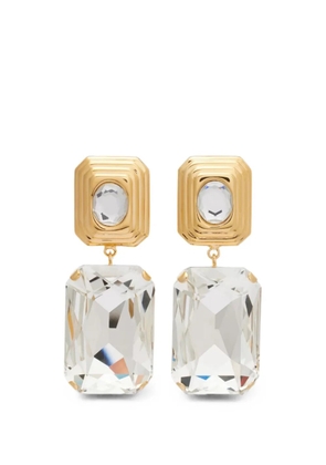 Alessandra Rich crystal-pendant earrings - Gold