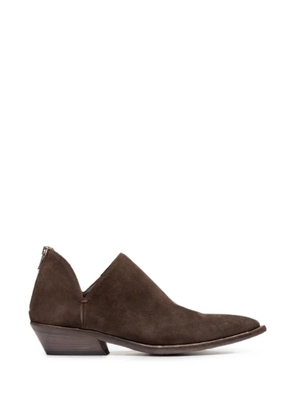 Officine Creative Noelie dd 106 suede ankle boots - Brown