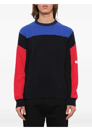 Kenzo color-block knit sweater - Black