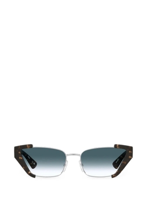 Moschino cat-eye frame sunglasses - Brown