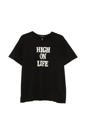 R13 slogan-print T-shirt - Black