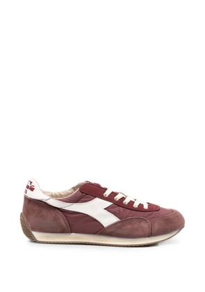 Diadora panelled lace-up sneakers - Red