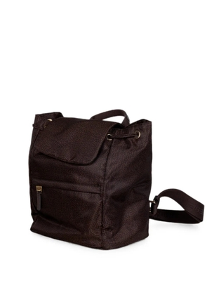 Borbonese optyll print drawstring backpack - Brown