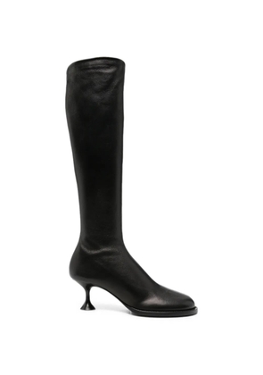 Sergio Rossi round-toe knee-high boots - Black