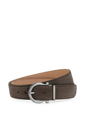Ferragamo adjustable Gancini belt - Brown