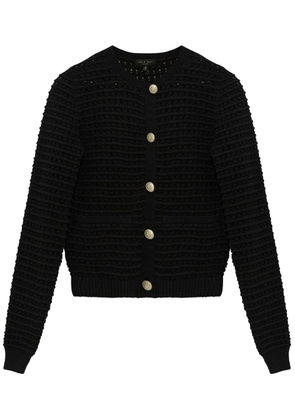 rag & bone Marlee ribbed-knit cardigan - Black