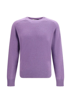BROOKSFIELD crew-neck raglan-sleeve sweater - Purple