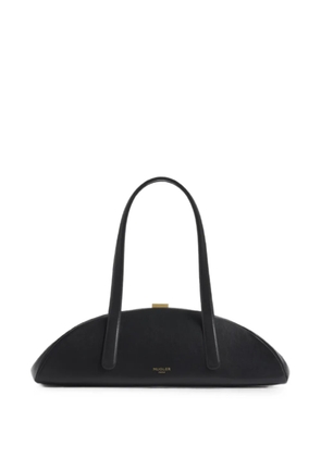 Mugler Lua leather shoulder bag - Black