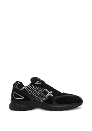 Burberry nylon, suede and leather Eclipse sneakers - Black