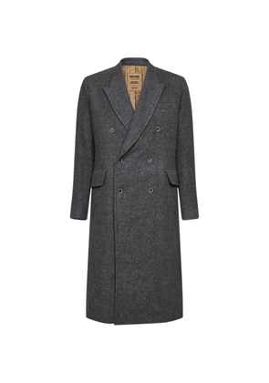 Uma Wang double-breasted peak-lapel coat - Grey