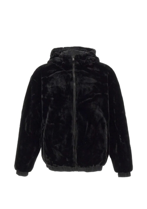 Moose Knuckles Borden Mono Bunny faux-fur jacket - Black