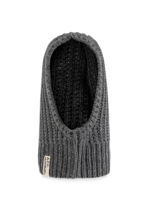 A.P.C. ribbed-knit balaclava - Grey