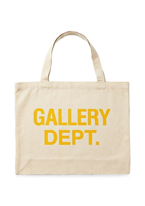 GALLERY DEPT. slogan-print canvas tote bag - Neutrals