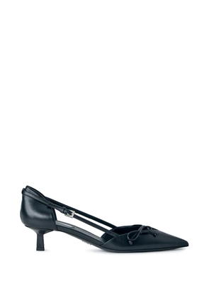 Prada open-side leather pumps - Black