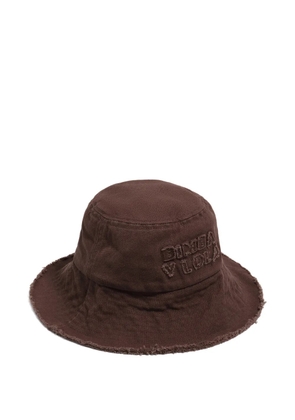 BIMBA Y LOLA brown washed canvas hat