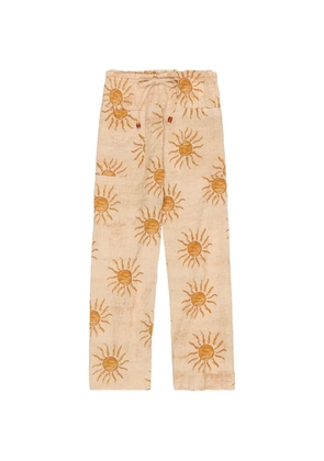 BIMBA Y LOLA Bimba by the South textured cotton jogger trousers - Neutrals