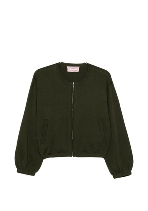 Hugenberg zip-up cardigan - Green