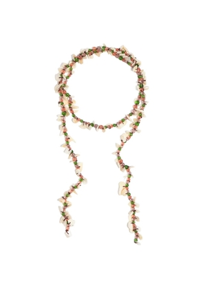 BIMBA Y LOLA beads and mother-of-pearl necklace - Brown