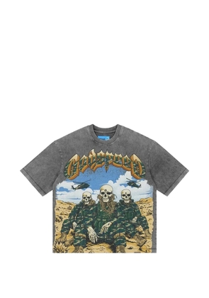 GODSPEED Squadron graphic-print T-shirt - Grey