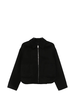 FENDI zip-up patch-pocket jacket - Black