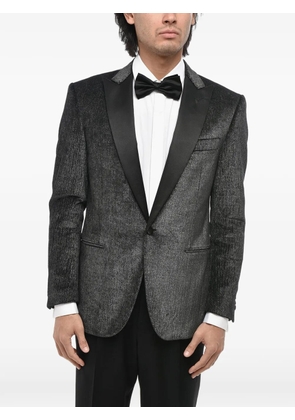 Corneliani velour lurex blazer - Grey