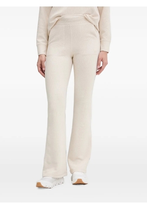 DKNY elasticated-waist flared track pants - Neutrals