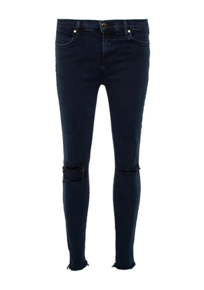 J Brand button-zip distressed Jeans - Blue