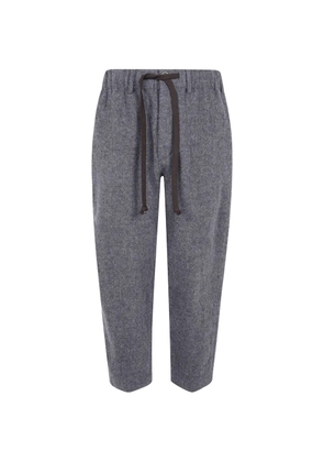Uma Wang drawstring wide-leg trousers - Grey