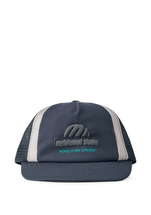 Metalwood Studio King Of The Greens mesh-panel curved-brim cap - Grey