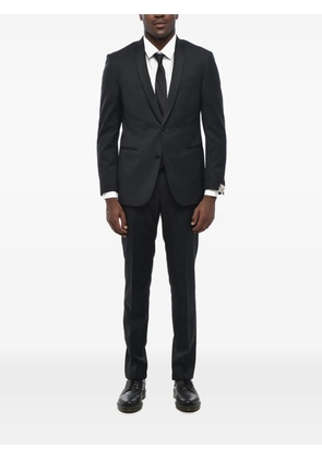 Corneliani Academy satin-lapel suit - Black