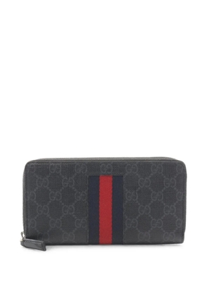 Gucci Pre-Owned 2000s web-stripe wallet - Black