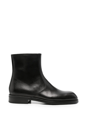 LEMAIRE leather ankle boots - Black
