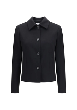 Lardini button-up pointed-collar jacket - Black