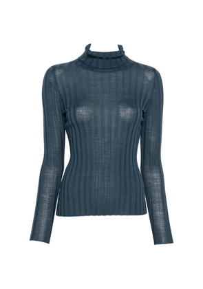 Hugenberg ribbed roll-neck sweater - Blue