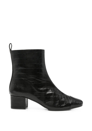 Carel Paris Estime leather ankle boots - Black