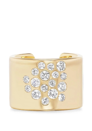Uniform Object diamond mega cuff ring - Gold
