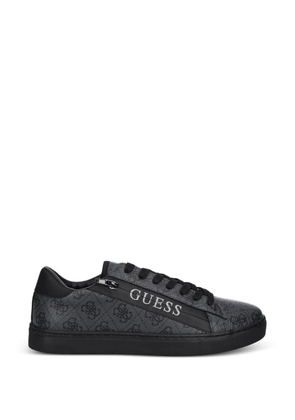 GUESS USA Todi IIK monogram-print low-top sneakers - Black