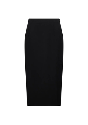 Alessandra Rich high-waisted pencil midi skirt - Black