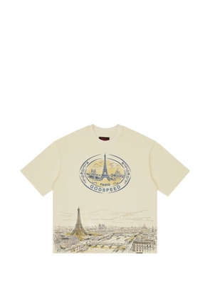 GODSPEED Paris Skyline graphic-print T-shirt - Neutrals