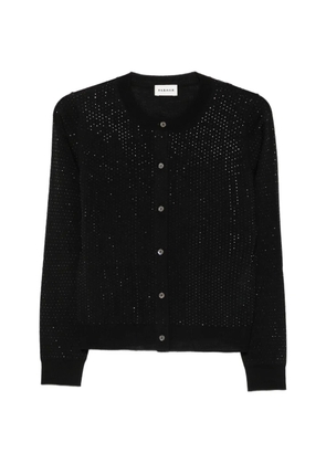 P.A.R.O.S.H. rhinestone-embellished cardigan - Black